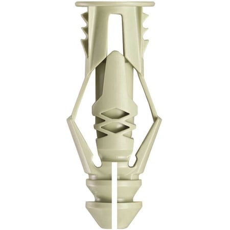 Cobra Triple-Grip Screw Anchor, Nylon, 61 lbs Tension Strength, 8 PK 173R